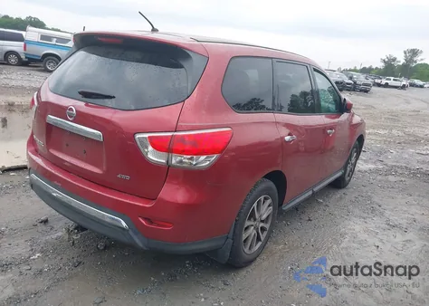 2013 Nissan Pathfinder S из США, поврежденный, VIN 5N1AR2MM1DC678209
